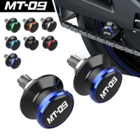 For Yamaha MT09 MT-09 MT 09 2014-2017 2018 2019 2020 2021 2022 2023 Motorcycle CNC Alumiunm Swingarm Spools Sliders Stand Screws