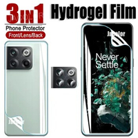 3 IN 1 Hydrogel Film For Oneplus Ace Racing Pro 2V Nord 2 N200 N10 5G N100 Screen Protector+Back Cover Gel Film+Cam Glass Ace2