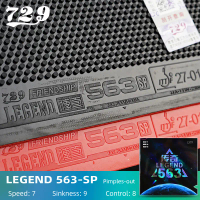 Asli 729 Amistad Legend 563 SP getah meja pingpong profesional untuk bahagian atas dan bawah meja de