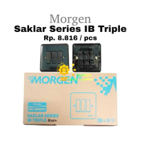 MORGEN Paket Usaha 20 Pcs Saklar Triple IB MG-888 BLACK/GREY
