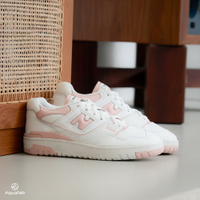 New Balance NB 550 女 白粉色 復古 板鞋 籃球鞋型 休閒鞋 BBW550BP