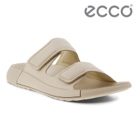 ECCO 2ND COZMO W 科摩可調式經典皮革涼拖鞋 女鞋 石灰色