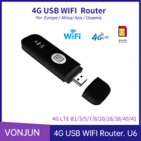 4G WiFi Dongle UFI 150M USB LTE B28 Mobile Hotspot Portable Sim Card Router U6