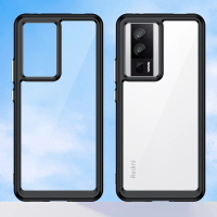 Sarung telefon yang jelas untuk Redmi K60, K60E, K70, K70E Pro, K60, Ultra 4G, penutup Sarung, bampa