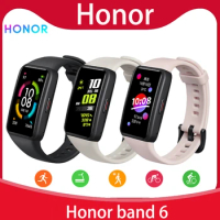 Original Honor Band 6 Bracelet Smart Wristand Watch AMOLED Touch Screen Blood-Oxygen SpO2 Heart Rate Sleep for xiaomi 6 huawei 6