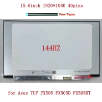 15.6" LM156LF2F01/02/03 N156HRA-EA1 NV156FHM-N4K /N4G /N4N For Asus TUF FX505 FX505D FX505DT EDP 40 Pins 144HZ IPS Screen FHD