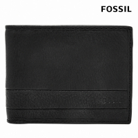 FOSSIL Lufkin 零錢袋短夾-黑色 SML1391001