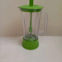 Gelas jus blender Miyako plastik/gelas set jus Miyako baru Hijau Pisau Putih