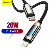 Baseus Original PD 20W Type-C to iP USB C Fast Charging Charger Cable