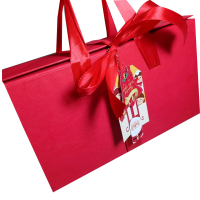 Box hampers natal kotak kado christmas bahan hardbox model lipat kemasan premium kue kering cookies