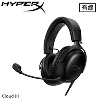 【現折$50 最高回饋3000點】HyperX Cloud III 電競耳麥 黑 727A8AA