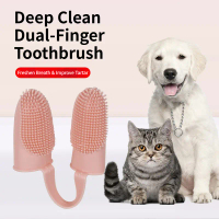1pcs Pet Toothbrush Transparent Silicone Soft Finger Toothbrush Dog Teeth Cleaning Dog Care Finger C