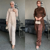 Hijablabel - NADEEN ONESET KEKINIAN TERBARU ( dapat atasan+celana+outer /ONESET KONDANGAN/ONESET TER