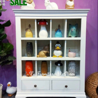 Kệ sách trưng bày Chantilly Medium White  Ngăn kéo Bền chắc Đã lắp ráp