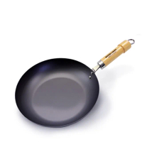 【極PREMIUM】不易生鏽窒化鐵平底鍋28cm(日本製極鐵鍋無塗層)