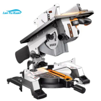 Multifunctional Table Saw, Miter Saw Multi Functional Woodworking Sliding Table Compound Saw