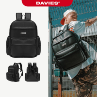 Balo da đi học local brand màu đen Base Backpack local brand Davies | D-P49