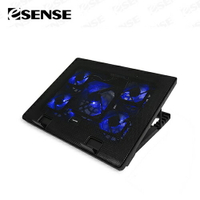 【ESENSE 逸盛】E-C11 冷光五風扇筆電散熱墊【三井3C】