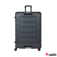CROWN皇冠 30吋 PC 悍馬鋁框箱 行李箱/旅行箱-黑 CFE258