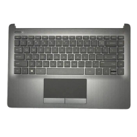 NEW Palmrest Keyboard Touchpad for HP Pavilion 14-CF 14-DF 14-DK L24818-001 BLACK