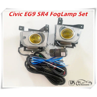 Ready Stock Honda Civic EG9 Sr4 Fog lamp Sport Light Set Yellow