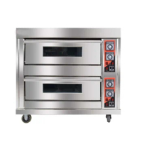 Commercial 2-layer 4 Disks Oven Electric Cake Bread Pizza Baking Big Large Capacity 220V/110V/380V