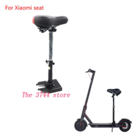 Adjustable folding saddle/seat designed for Xiaomi Mijia M365 electric scooter black Color