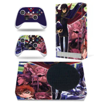 For Xbox Series S Anime CODE GEASS PVC Skin Vinyl Sticker Cover Console DualSense Controllers Dustproof Protective Sticker