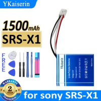 YKaiserin 1500mAh Replacement Battery for Sony SRS-X1 Bluetooth Speaker Batterie Bateria Warranty 2 Years + Free Tools