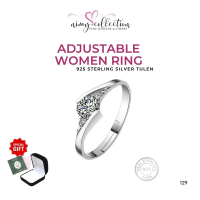 FWR02 Adjustable Solid Silver 925 Ring for Women Cincin Silver Women Ring for Engagement and Wedding