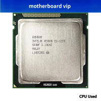CPU Quad-Core Quad-Thread, Intel Xeon E3-1220, 3.1 GHz, 8M, 80W, LGA 1155, ใช้แล้ว