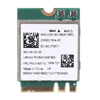 RTL8821CE FRU 01AX710, การ์ดไร้สาย, เข้ากันได้กับ Wifi และ Bluetooth-compatible 4.2, Dual Band 2.4G 