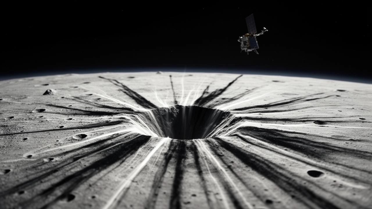 SpaceXのFalcon 9ロケット残骸、月面に幅18mのクレーター形成 — BigGo