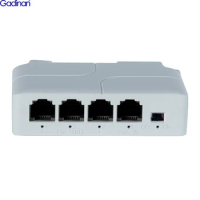 Gadinan IEEE802.3af for IP Port Transmission Extender 1 to 3 Port PoE Extender Passive Cascadable for POE Switch NVR IP Camera
