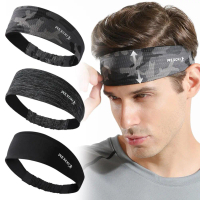 Ice Silk Sports Headband Breathable Sweat Absorption Cycling Sports Headband Drying Headband I9D6