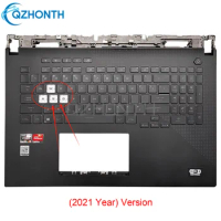Used Palmrest with Backlit Keyboard For ASUS ROG Strix G17 G713 G713QY 2021 Black 17.3"