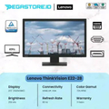 Lenovo ThinkVision E22-28 Monitor 21.5" IPS FHD