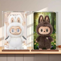 🔥快速出貨🔥 公司貨 適用泡泡瑪特zimomo labubu 大首領陰晴大天使公仔 亞克力展示盒