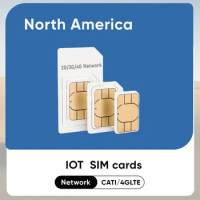 Cellular Data 4G LTE SIM 12Gb North America Unlocked iot Device No Contract Camera Hunting Camera Router Gateway Use