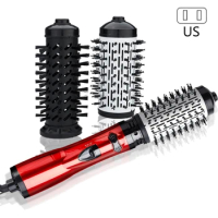 2-in-1 Hot Air Brush for Styling and Frizz Control Negative Ionic Hair Dryer