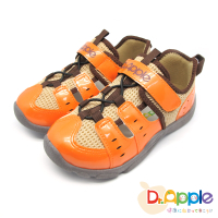 Dr. Apple 機能童鞋 俐落大人風舒適透氣童鞋款 橘