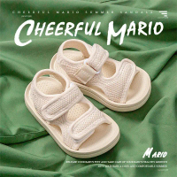 [Xả kho] Dép sandal MARIO CHEERFUL quai dán cho bé đi học chống trơn trượt chính hãngCOD