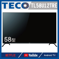 TECO 東元 55吋 4K連網顯示器_不含視訊盒 TL58U12TRE