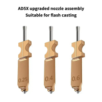 cho vòi phun flashforge ad5x nâng cấp có thể tháo rời 0,25 0,4 0,6 0 a. 8 mm cho flashforge ad5x hot