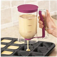 Cupcake Pancake Cookies Cream Dispenser Cake Mix Jug Baking Essentials Maker Cooking Tools Funnel Measuring cup Accessories