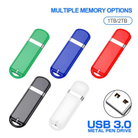 USB Flash Drive 2T Pen Drive USB3.0 1TB ความจุขนาดใหญ่กันน้ำ USB Flash Drive ได้ถึง520เมกะไบต์/วินาทีสำหรับแล็ปท็อปพีซี Media Player ศัพท์