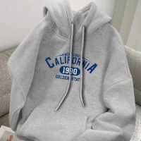 Hoodie Bigsize Style CALIFORNIA 1980 GOLDEN STATE Jaket Fleece Oversize Cowok Cewek Jumbo Unisex Har