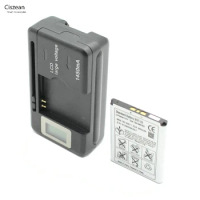 Ciszean 1x BST-33 Replacement Battery For K530 K790 K790i K790C K800 K800i K810i K818C W595C T700 C702 G705 950mAh + LCD Charger