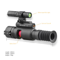 NV001 1080P Thermal Night Vision Scope Adaptable Thermal Imaging Monocular, High Resolution