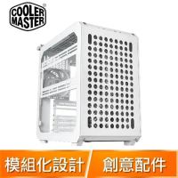 Cooler Master 酷碼 Qube 500 Flatpack DIY版本 玻璃透側 E-ATX電腦機殼《白》